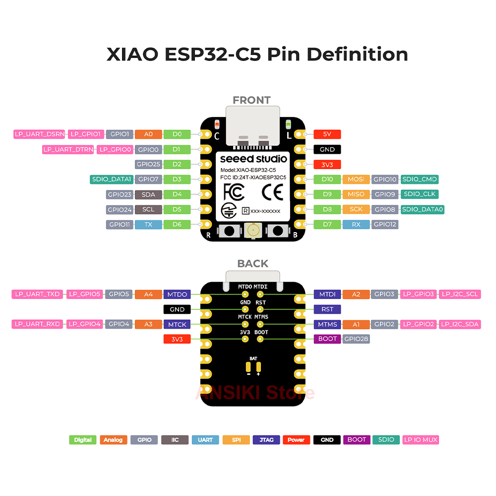 seeed studio XIAO ESP32-C5 Fir - Smart Home Mqtt ulasan dan harga