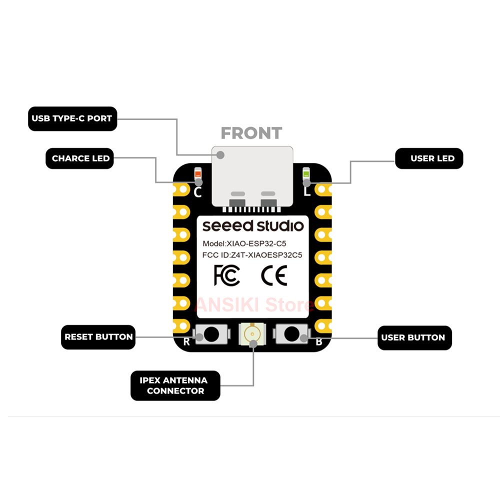 seeed studio XIAO ESP32-C5 Fir - Smart Home Mqtt ulasan dan harga