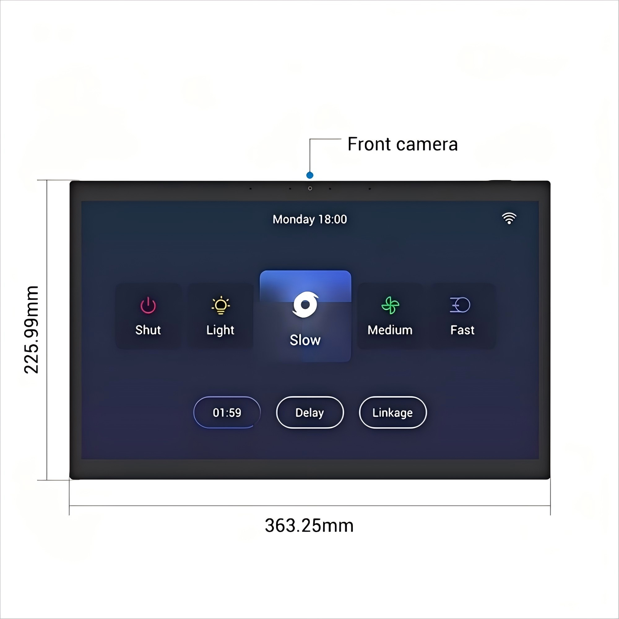 15.6 Inch InWall Smart Home Co - Smart Home Mqtt ulasan dan harga