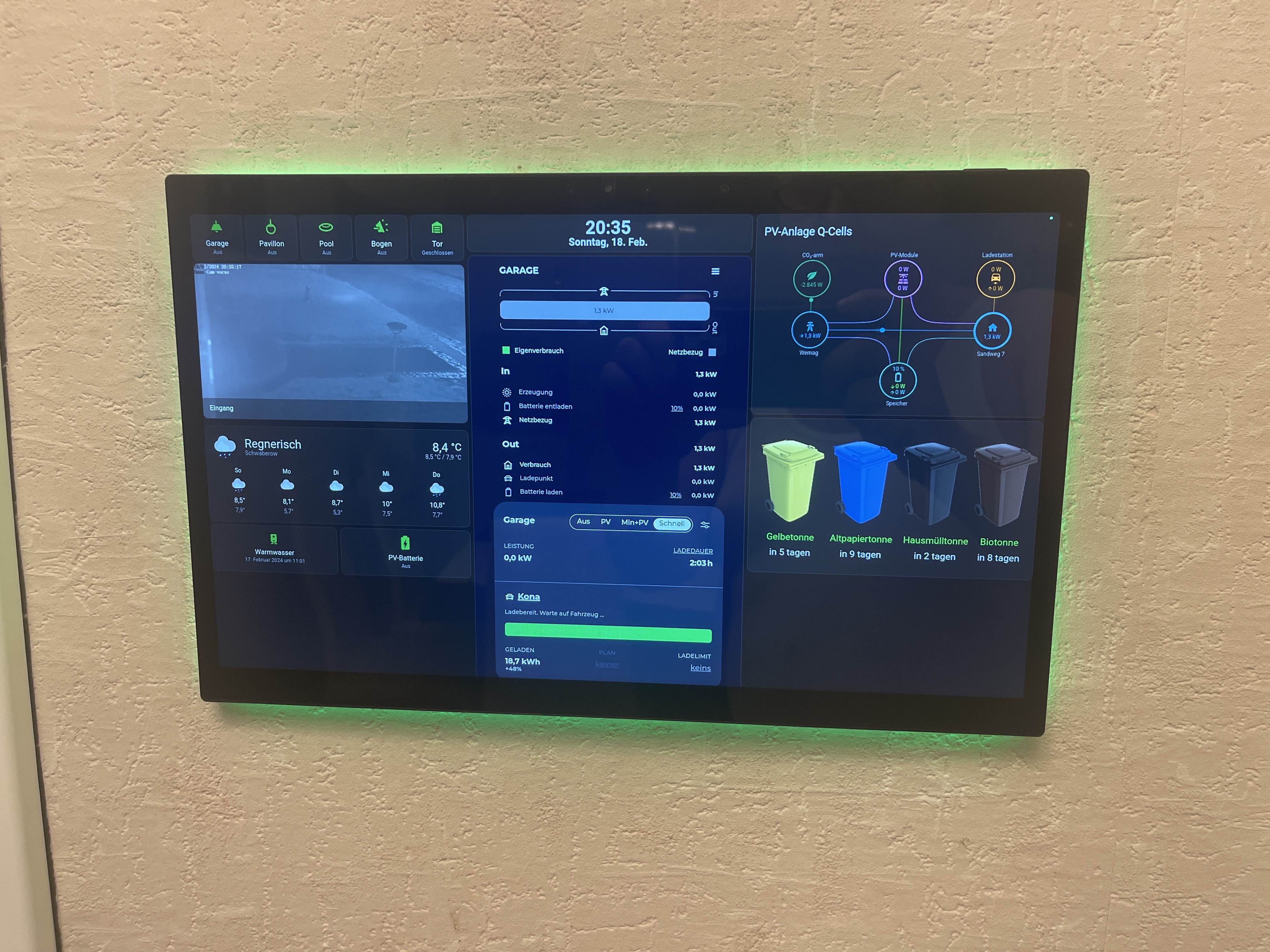 15.6 Inch InWall Smart Home Co - Smart Home Mqtt ulasan dan harga