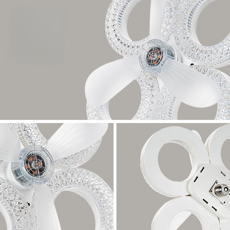 Smart LED Ceiling Fan Light 48 - Smart Home Living Room ulasan dan harga